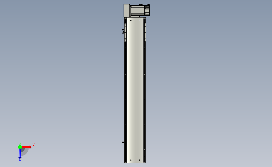 PTB 一般环境皮带样式PTB17-L40-850-RU-M75-C4(解密) 俯视图