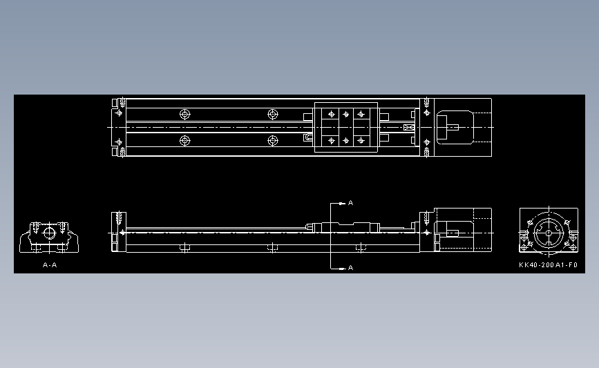 直线模组KK40-200A1-F0.dwg