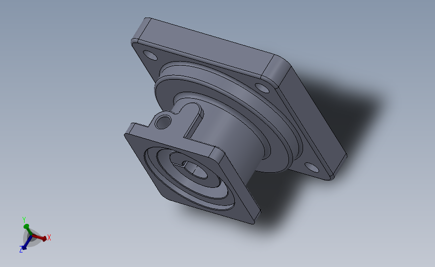 ZDR精密行星125二级后端盖