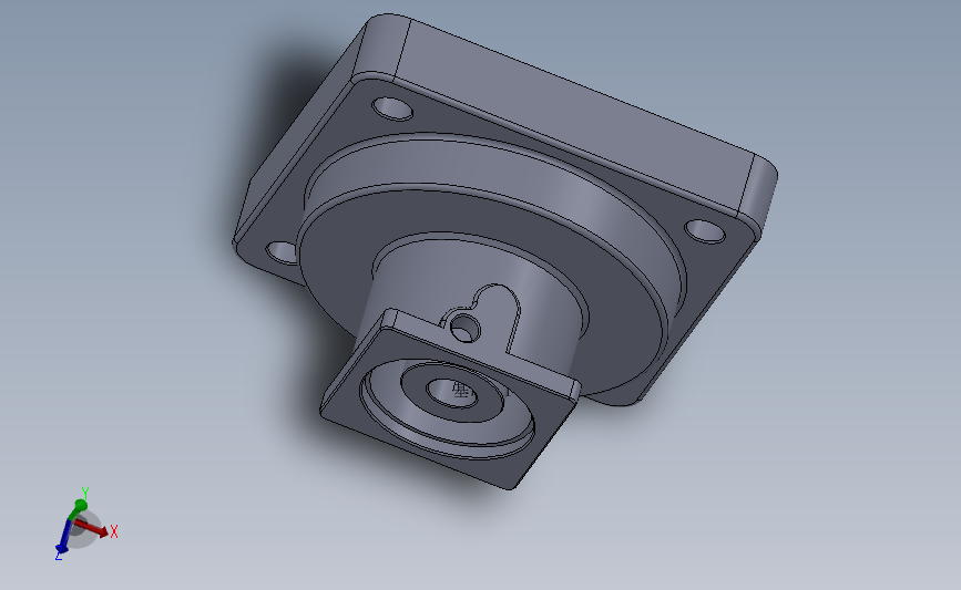 ZDR精密行星200W-81E二级后端盖