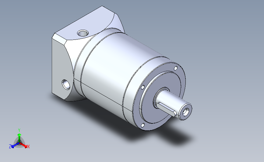 精密行星减速器80ZDE二级外形图T3 750W M6