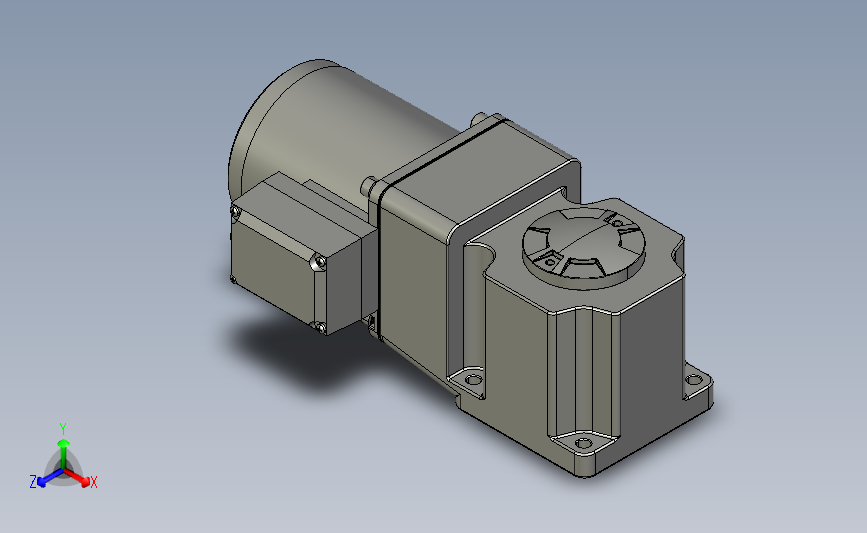 微型弧锥直交中空轴减速电机5IK40RGU-CT 5GU3K～180K RC