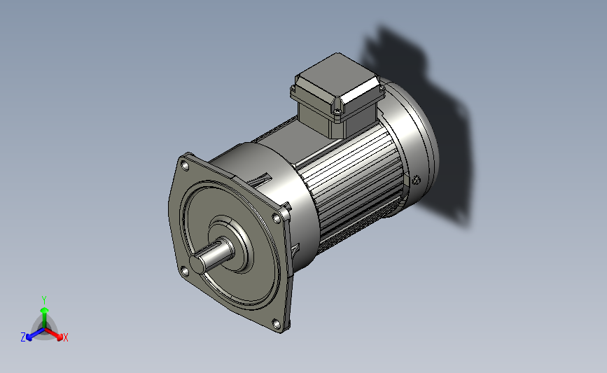 小型三相带刹车三维带刹车三相750W3#立式
