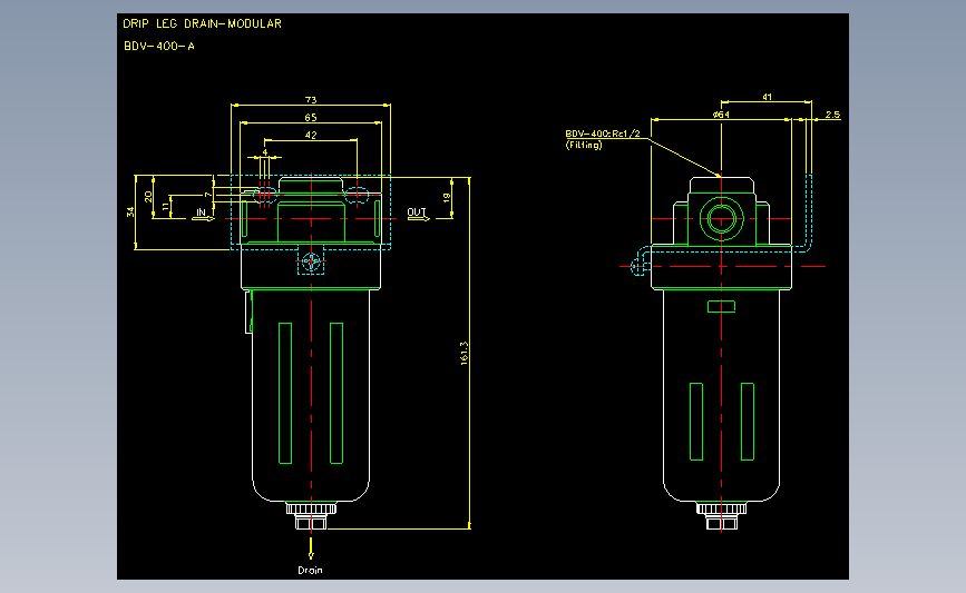 气立可CHELIC气动元件2D-BDV-400-A