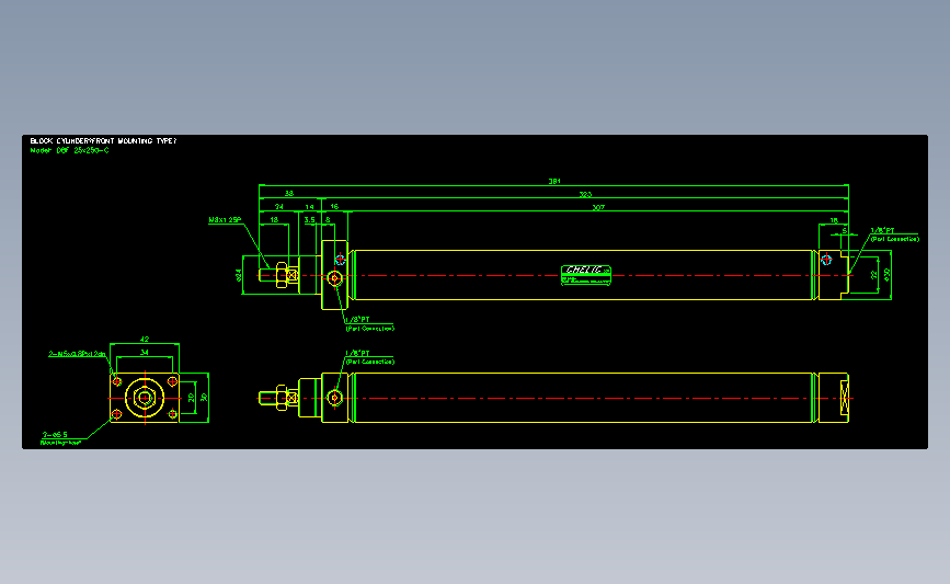 气立可CHELIC气动元件2D-DBF25x250-C