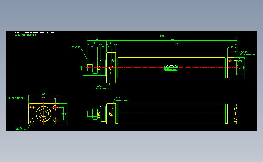 气立可CHELIC气动元件2D-DBF40x200-C