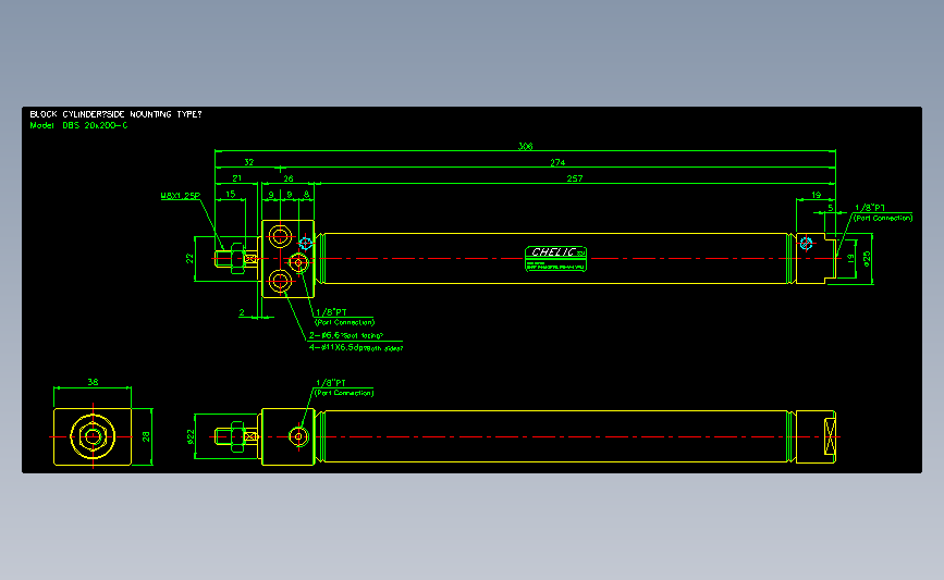 气立可CHELIC气动元件2D-DBS20x200-C