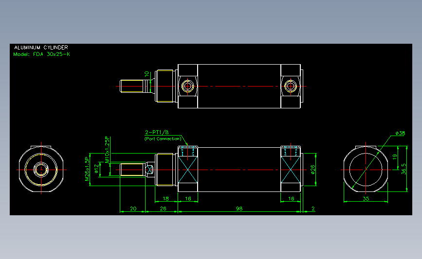气立可CHELIC气动元件2D-FDA30x25-K