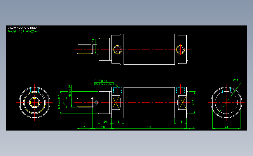 气立可CHELIC气动元件2D-FDA40x25-K
