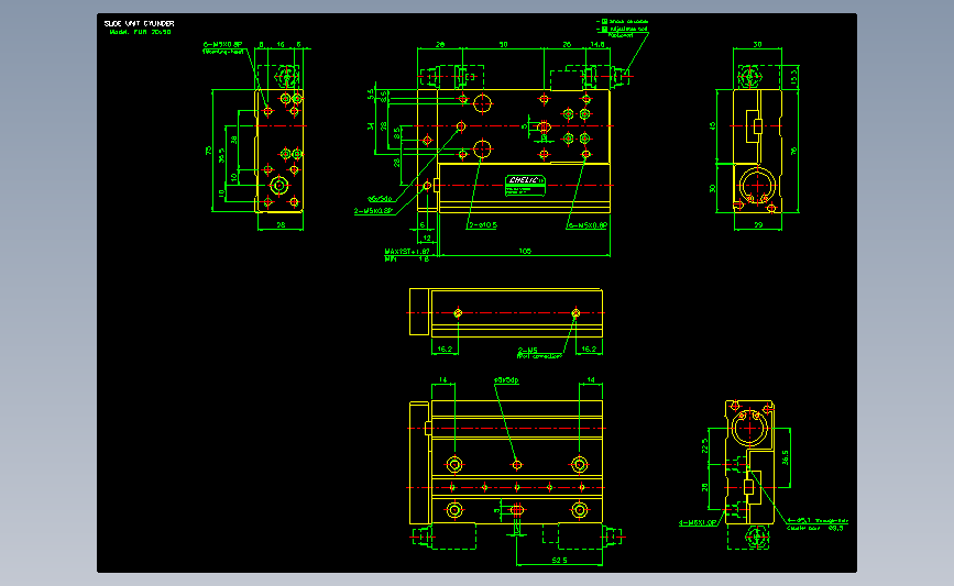 气立可CHELIC气动元件2D-FMR20x50