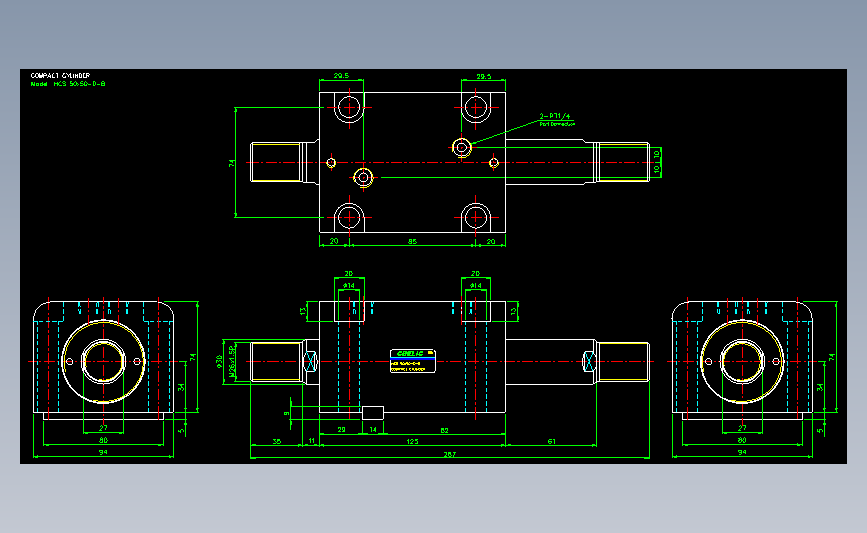 气立可CHELIC气动元件2D-HCS50x50-D-B