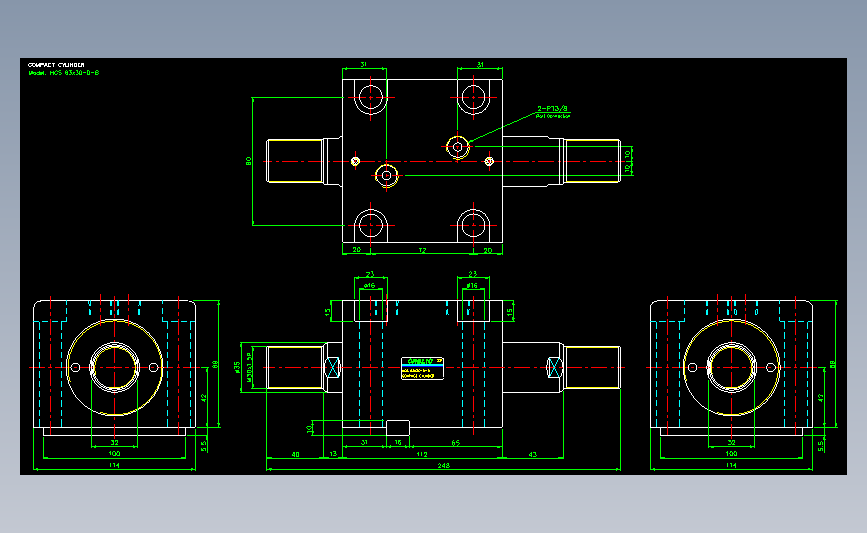 气立可CHELIC气动元件2D-HCS63x30-D-B