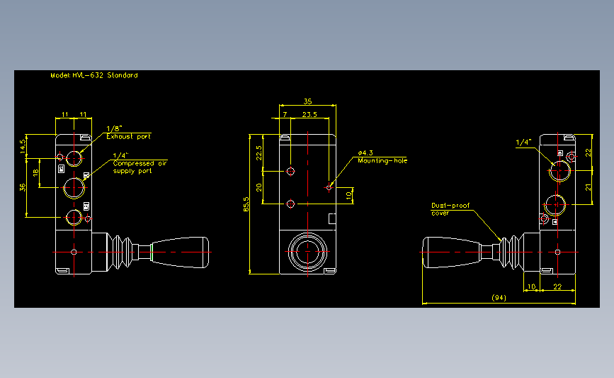 气立可CHELIC气动元件2D-HVL-632