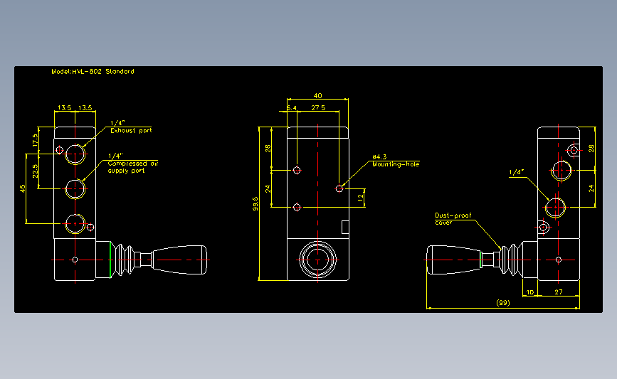 气立可CHELIC气动元件2D-HVL-802