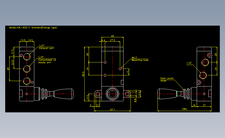 气立可CHELIC气动元件2D-HVL-832-F