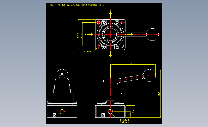气立可CHELIC气动元件2D-HVT-200-6A
