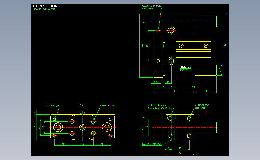 气立可CHELIC气动元件2D-JCB32x40