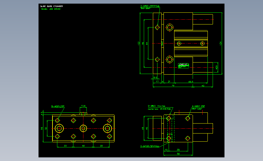 气立可CHELIC气动元件2D-JCB40x40