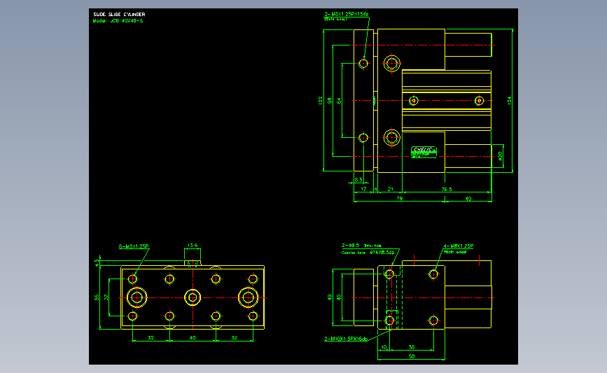 气立可CHELIC气动元件2D-JCB40x40-S