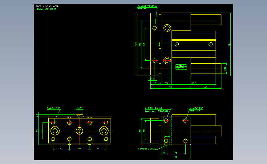 气立可CHELIC气动元件2D-JCB40x60