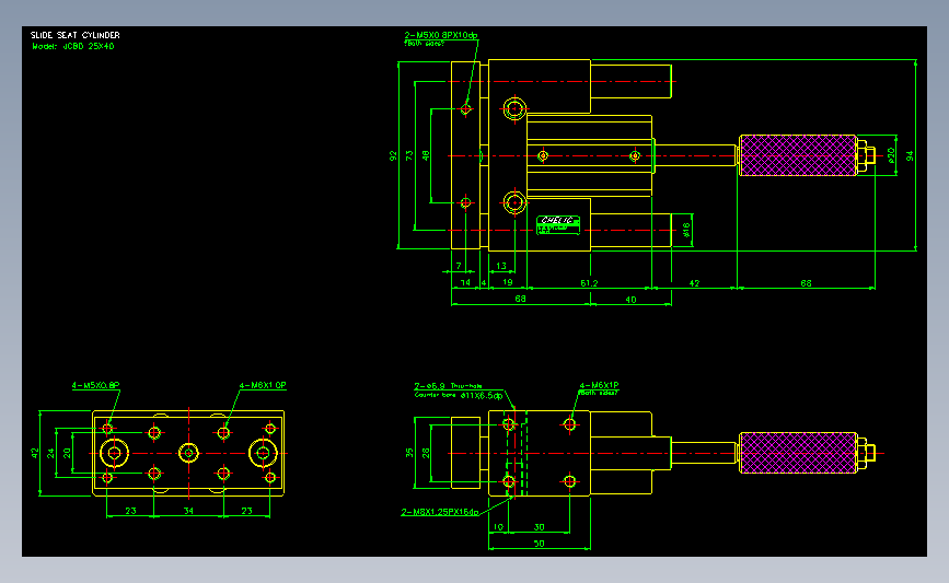 气立可CHELIC气动元件2D-JCBD25x40