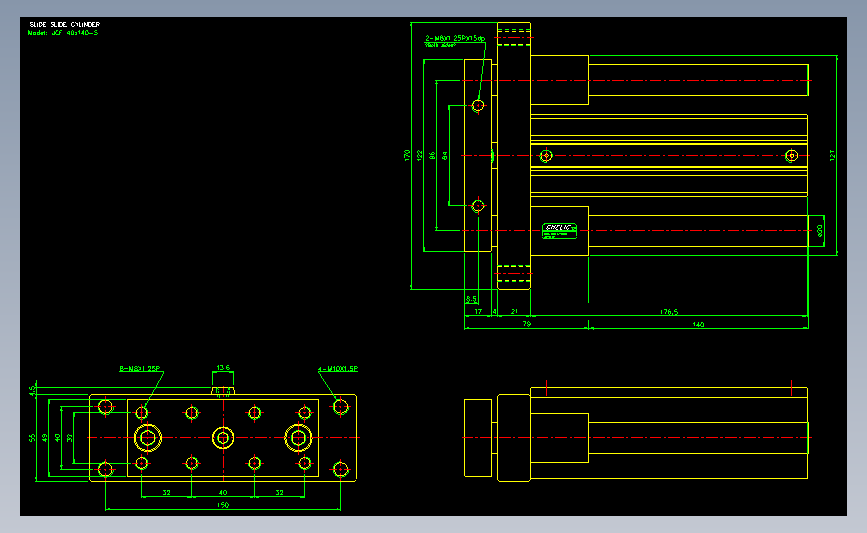 气立可CHELIC气动元件2D-JCF40x140-S