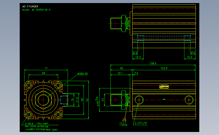 气立可CHELIC气动元件2D-JD50x60-B-S
