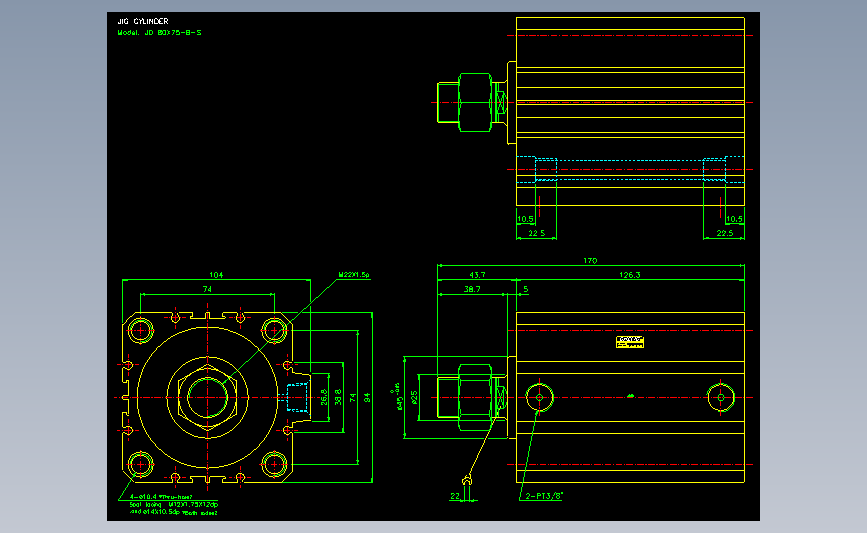 气立可CHELIC气动元件2D-JD80x75-B-S