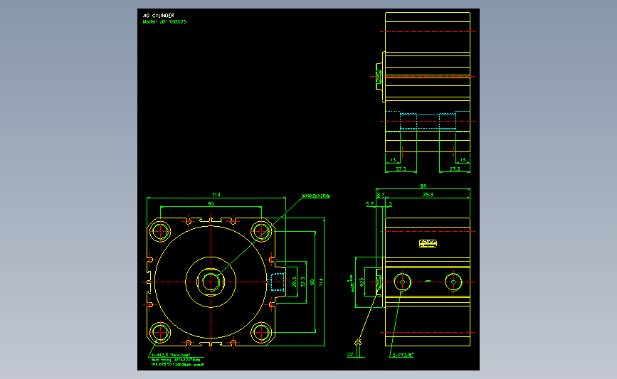 气立可CHELIC气动元件2D-JD100x25