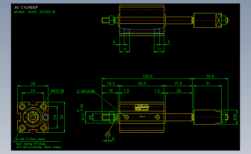 气立可CHELIC气动元件2D-JDAD20x30-B