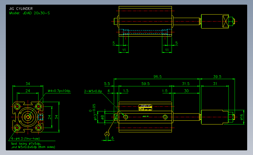 气立可CHELIC气动元件2D-JDAD20x30-S