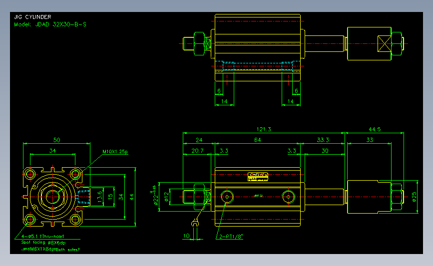 气立可CHELIC气动元件2D-JDAD32x30-B-S
