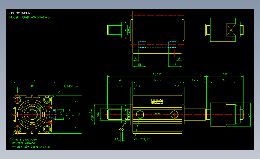 气立可CHELIC气动元件2D-JDAD40x30-B-S
