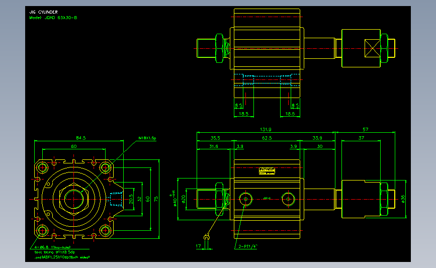气立可CHELIC气动元件2D-JDAD63x30-B