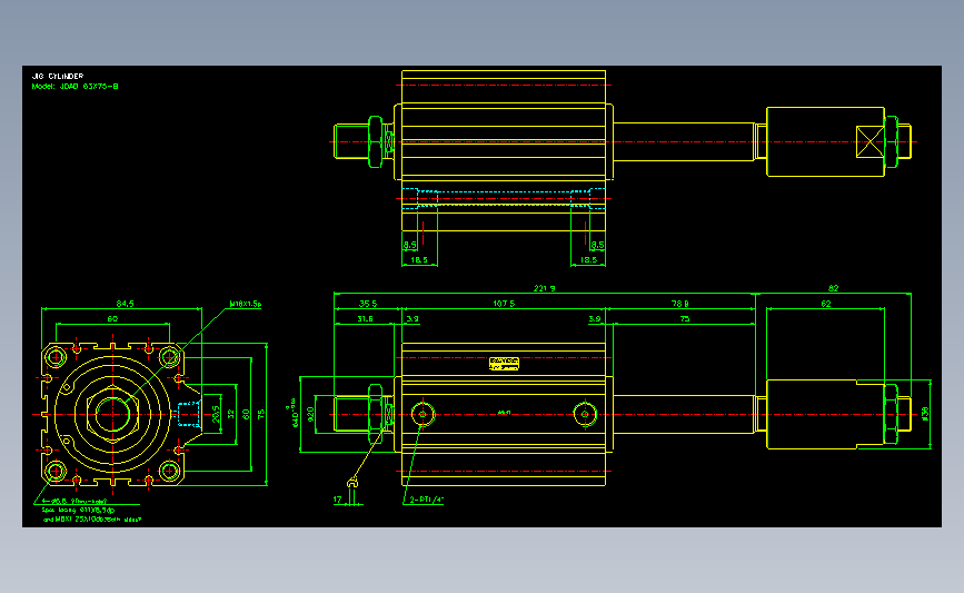 气立可CHELIC气动元件2D-JDAD63x75-B