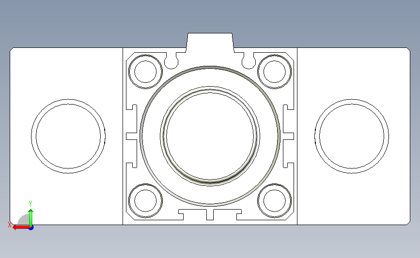 气立可CHELIC气动元件3D-JCB40x100 背面视图
