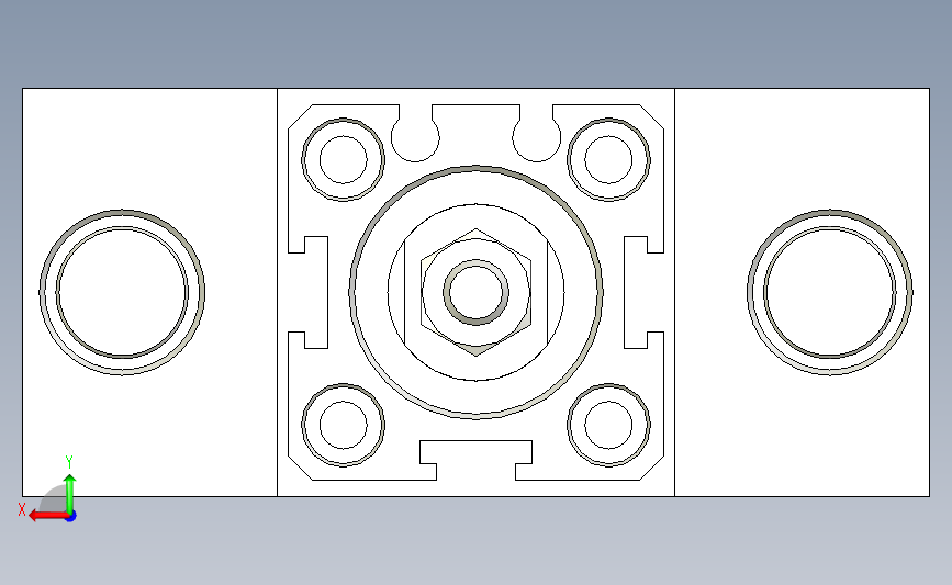 气立可CHELIC气动元件3D-JCBD20x30-S 背面视图