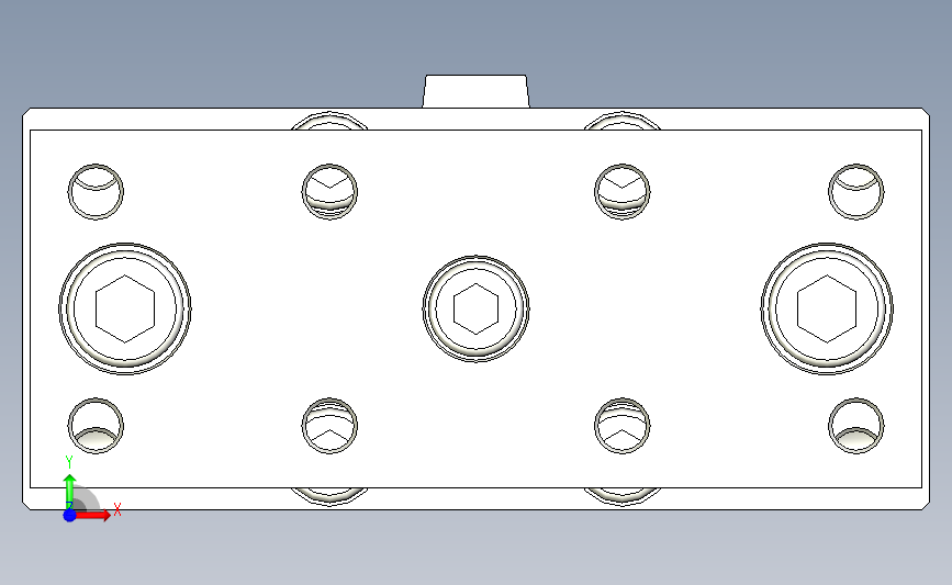 气立可CHELIC气动元件3D-JCBD40x65-S 正面视图