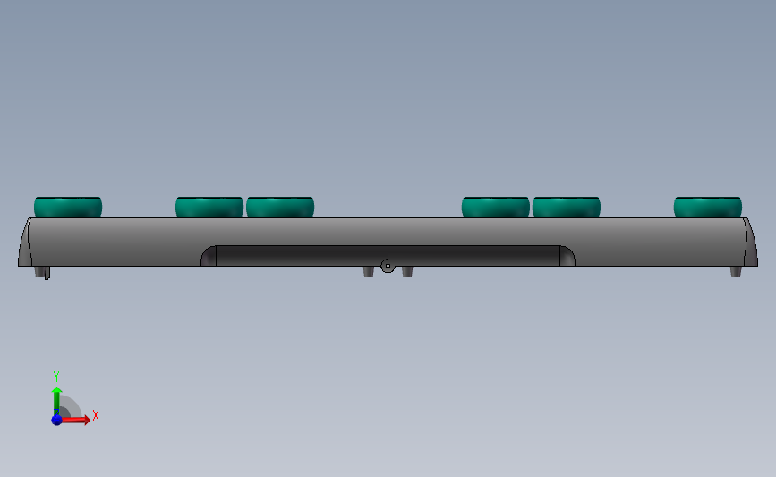 中国象棋(可折叠棋盘) 正面视图