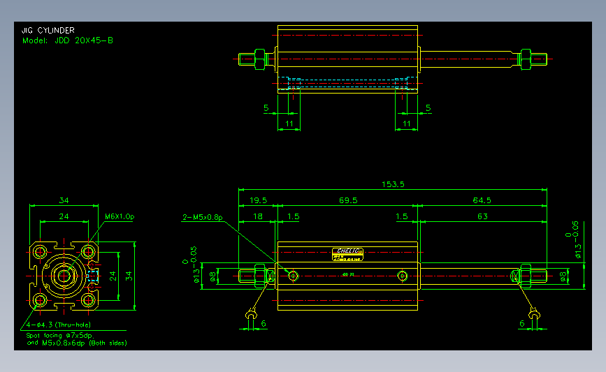 气立可CHELIC气动元件2D-JDD20x45-B