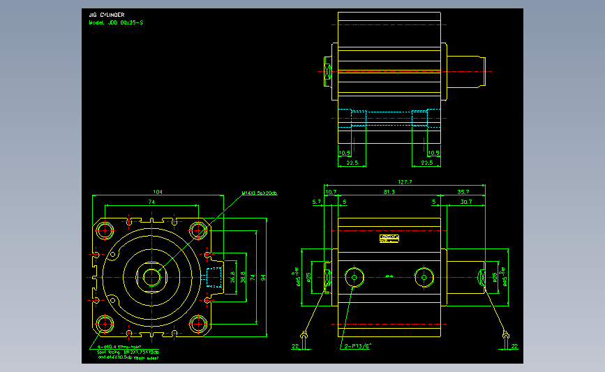 气立可CHELIC气动元件2D-JDD80x25-S