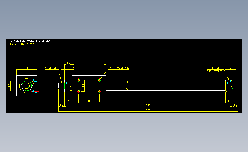 气立可CHELIC气动元件2D-MRD15x200