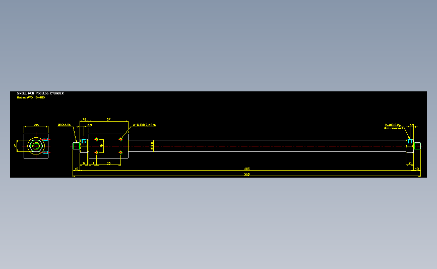 气立可CHELIC气动元件2D-MRD15x400