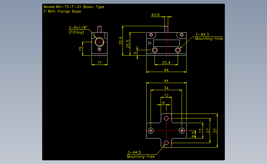 气立可CHELIC气动元件2D-MV-15-F-01