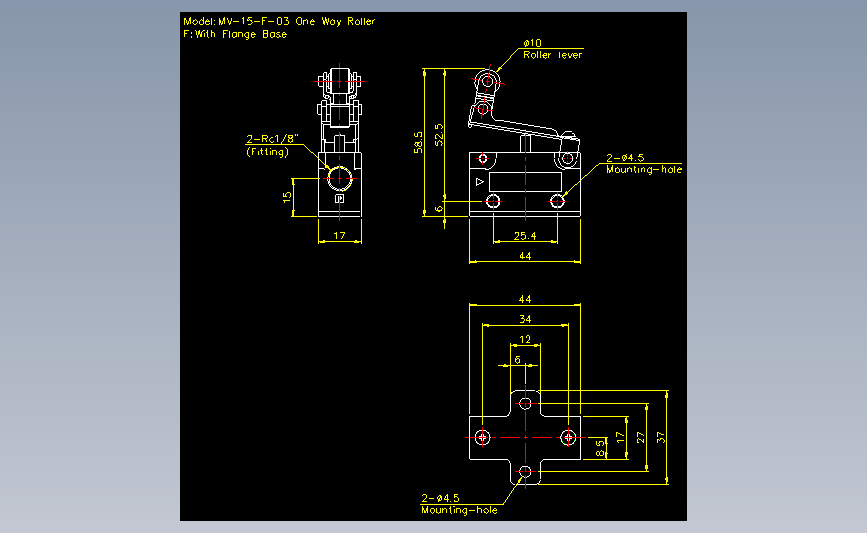 气立可CHELIC气动元件2D-MV-15-F-03