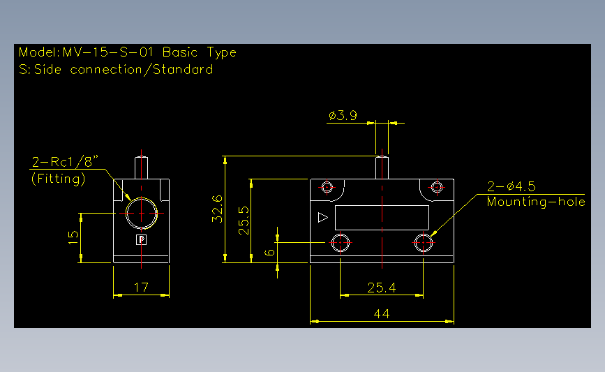 气立可CHELIC气动元件2D-MV-15-S-01