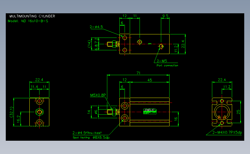 气立可CHELIC气动元件2D-ND16x10-B-S