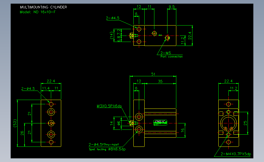 气立可CHELIC气动元件2D-ND16x10-F