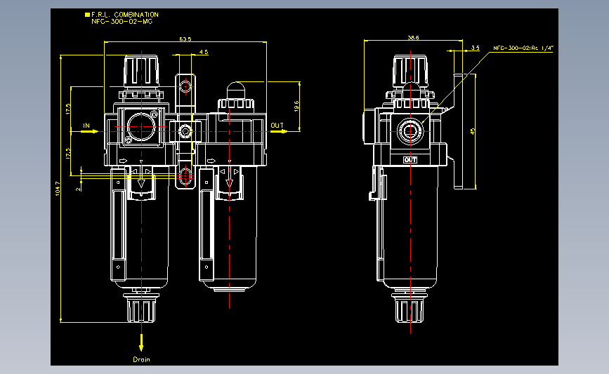 气立可CHELIC气动元件2D-NFC-300-02-MG