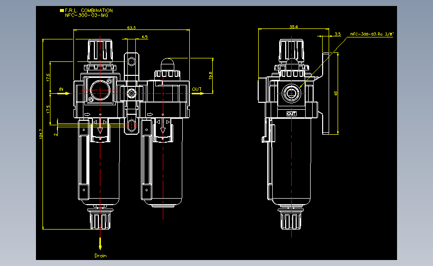气立可CHELIC气动元件2D-NFC-300-03-MG